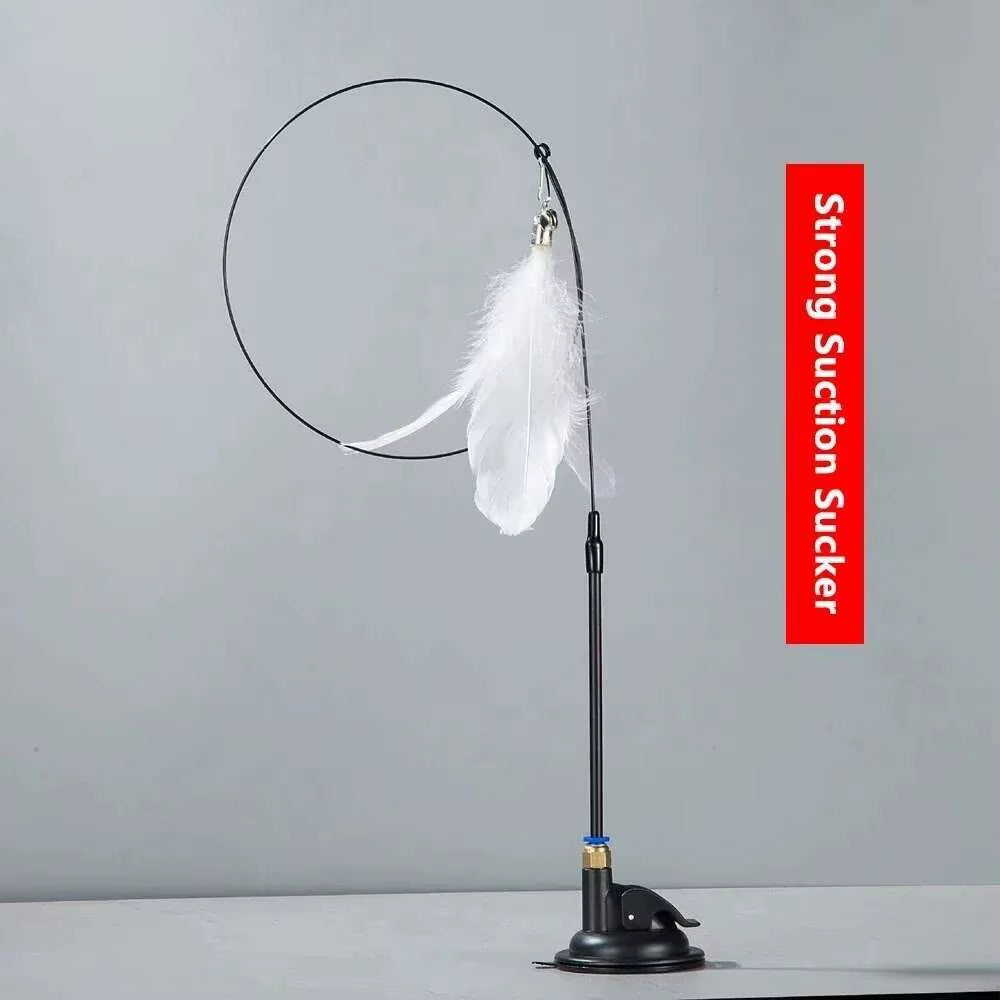 Flying Bird Cat Toy Interactive Cat Toys Rechargeable Chirping Flapping Bird(No Flying) Can Add Catnip Touch Activated Plush Toy