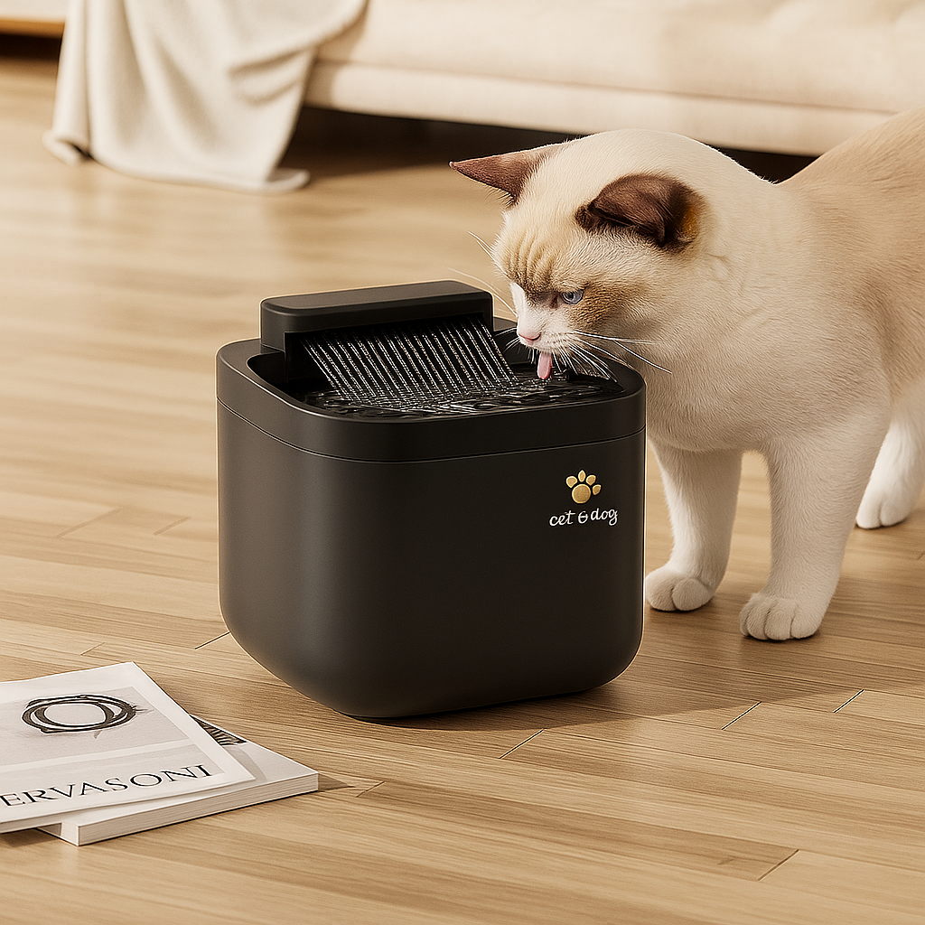 Fontaine d'eau de 3L USB pour animaux de compagnie