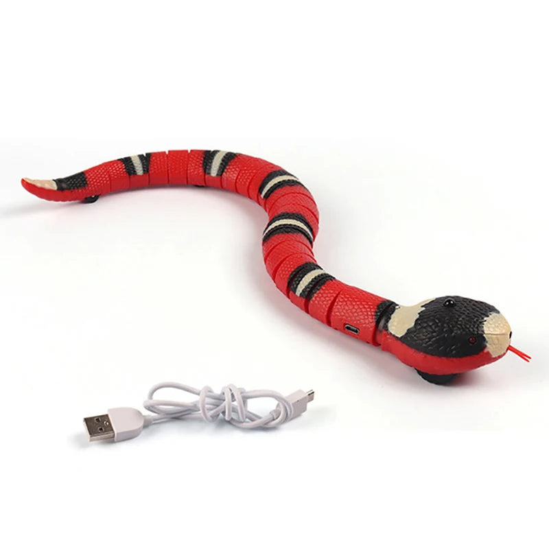 Automatic Cat Teasetoys for Cats USB Charging Snake Teasetoys for Cats USB Charging Cat Accessories for Pet Cats Game Play To